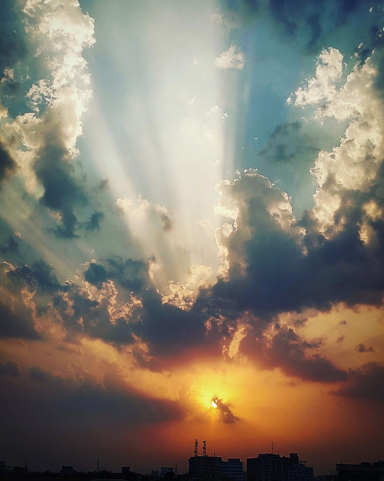 Sylhet, Bangladesh sunset